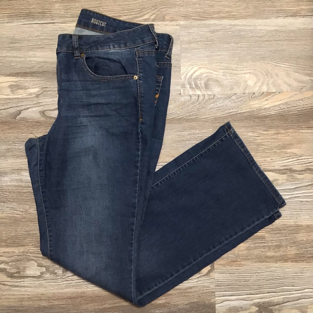 SO Mid Rise Bootcut Medium Rinse Jeans 17